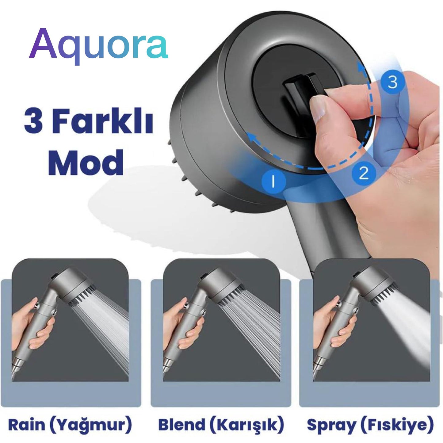 Aquora™ Filtreli Duş Başlığı